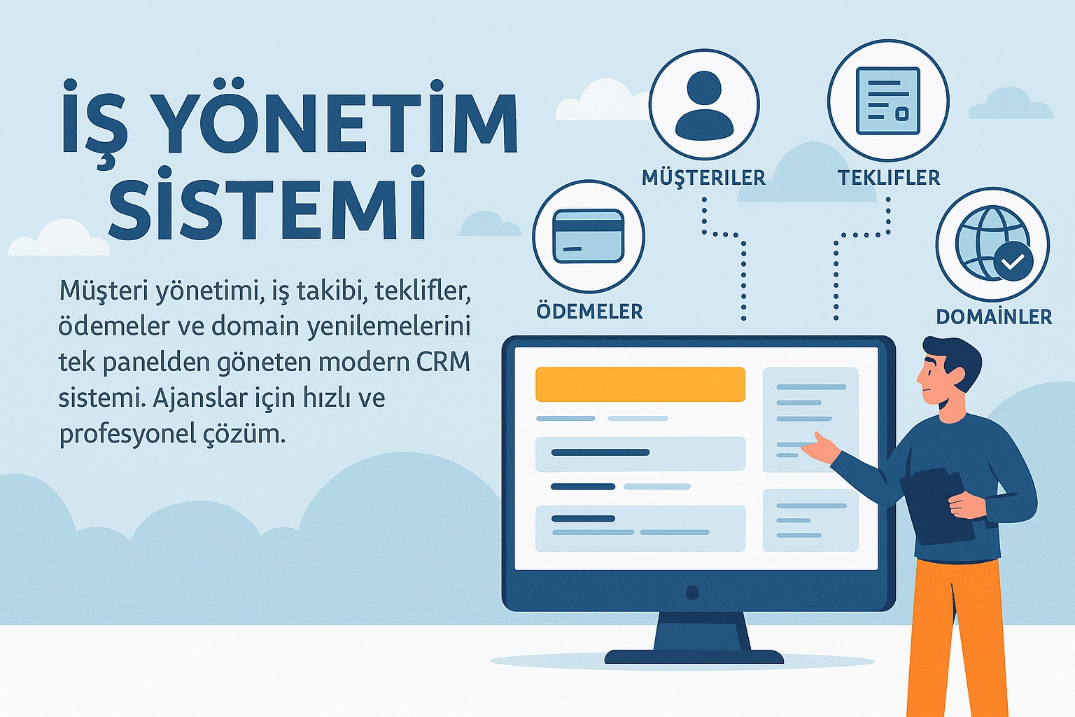 İş Yönetim Sistemi görseli